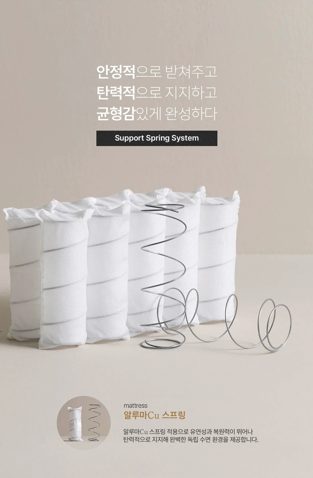 Support Spring System — 알루마Cu 스프링