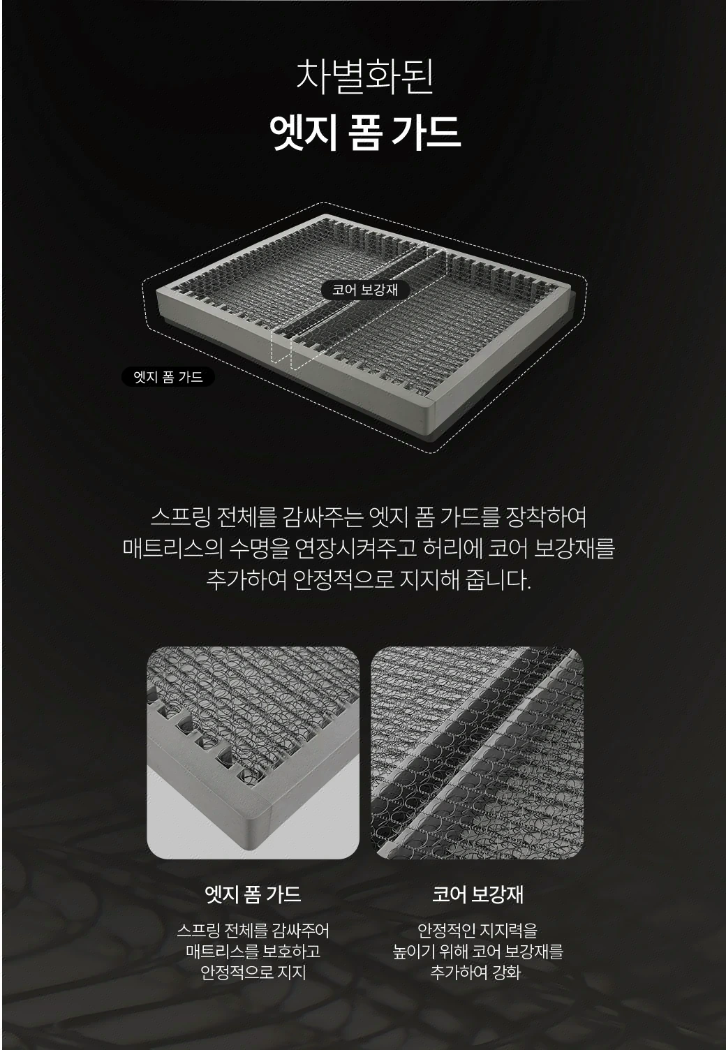 차별화된 엣지 폼 가드